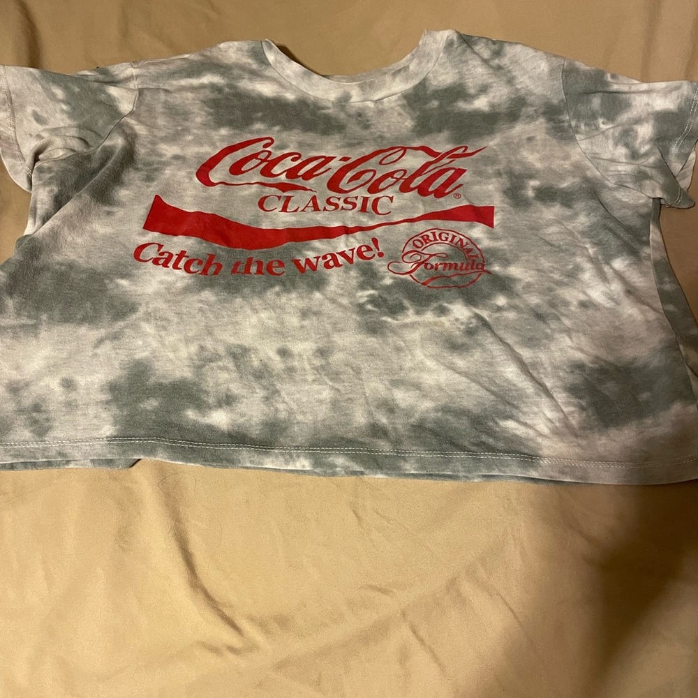 Coca-Cola graphic cropped tee